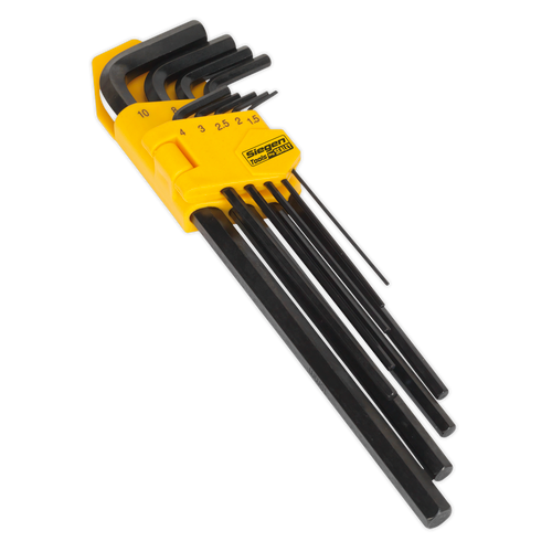 Hex Key Set 9pc Extra-Long Metric (S01092)