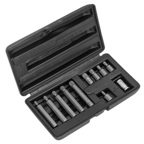 Spline Bit & Holder Set 11pc - 3/8"Sq Drive (S0534)