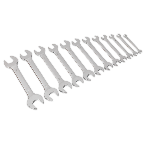 Double Open-End Spanner Set 12pc Metric (S0849)