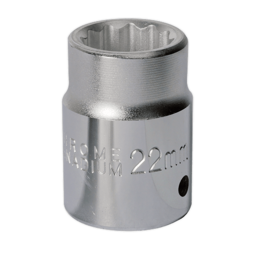 WallDrive¨ Socket 22mm 3/4"Sq Drive (S34/22)