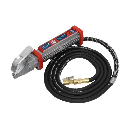 Tyre Inflator 2.7m Hose with Clip-On Connector (SA372)