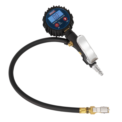 Digital Tyre Inflator with Clip-On Connector (SA400)