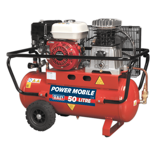 Air Compressor 50L Belt Drive Petrol Engine 5.5hp (SA5055)