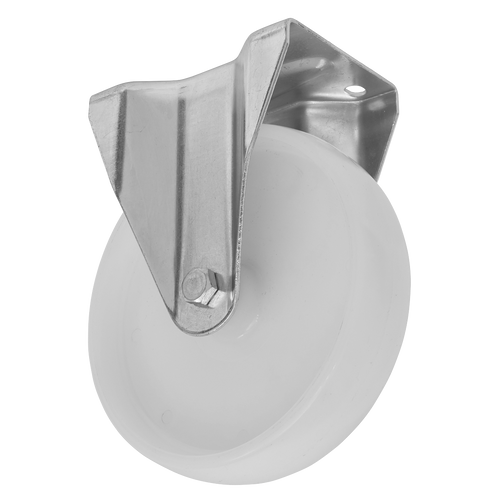 Heavy-Duty Nylon Fixed Plate Castor Wheel ¯100mm - Trade (SCW4100FPEM) Heavy-Duty Nylon Fixed Plate Castor Wheel ¯100mm - Trade (SCW4100FPEM)