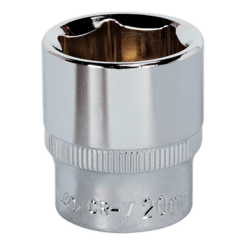 WallDrive¨ Socket 20mm 3/8"Sq Drive Fully Polished (SP3820)