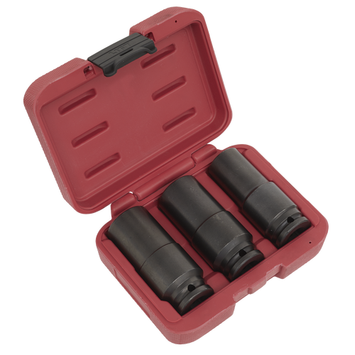 Weighted Impact Socket Set 1/2"Sq Drive 3pc (SX319)