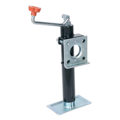 Trailer Jack with Weld-On Swivel Mount 250mm Travel - 900kg Capacity (TB373)