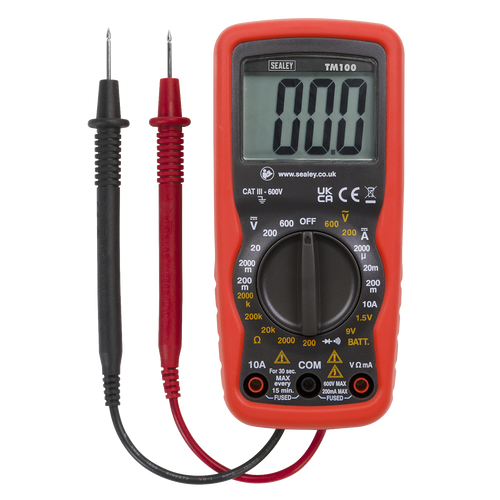 Professional Digital Multimeter - 6-Function (TM100)