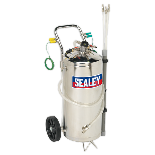 Air Operated Fuel Drainer 40L Stainless Steel (TP200S)
