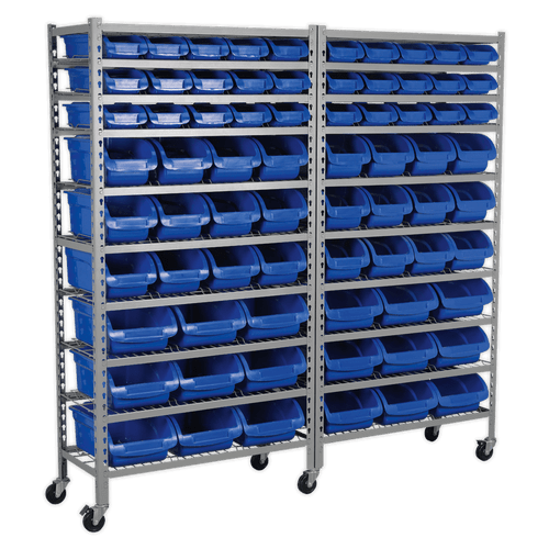 Mobile Bin Storage System 72 Bins (TPS72)