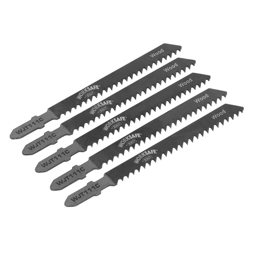 Jigsaw Blade Soft Wood & Plastics 75mm 9tpi - Pack of 5 (WJT111C) Jigsaw Blade Soft Wood & Plastics 75mm 9tpi - Pack of 5 (WJT111C)