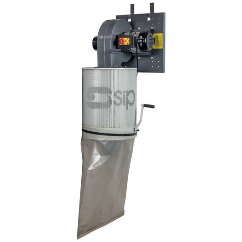 SIP 1HP Wall-Mounted Single Cartridge Dust Collector 01964