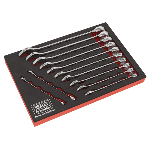 Sealey Combination Spanner Set 12pc - Metric