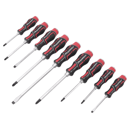 Sealey Hammer-Thru Screwdriver Set 9pc