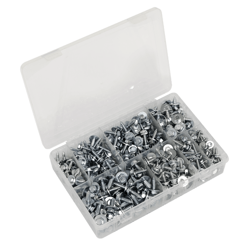 Sealey Acme Screw with Captive Washer Assortment 425pc