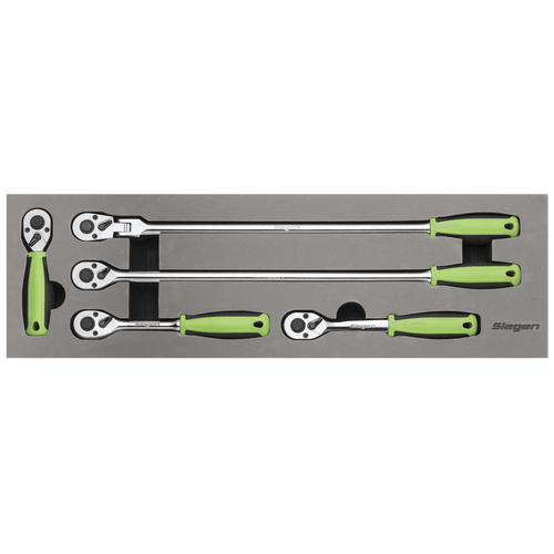 Sealey Ratchet Wrench Set 5pc 3/8"Sq Drive Flip Reverse