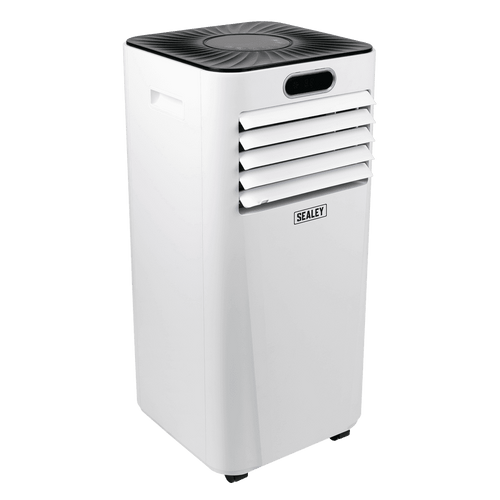 Sealey Portable Air Conditioner/Dehumidifier/Air Cooler with Window Sealing Kit 7,000Btu/hr