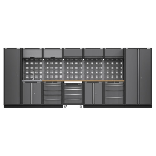 Sealey Superline Pro APMSSTACK17W 4.92m Modular Storage System - Pressed Wood Worktop