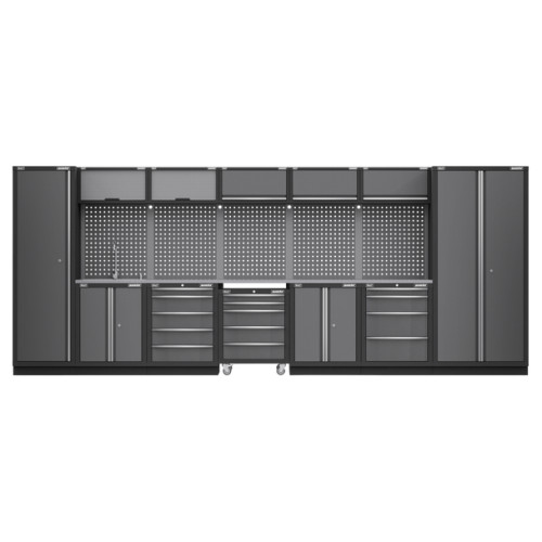 Sealey Superline Pro 4.9m Storage System - Stainless Worktop (APMSSTACK17SS)