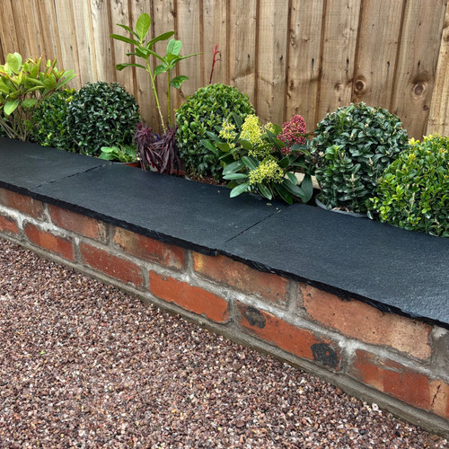 Handcut Black Lime Natural Stone Coping 600 x 290mm