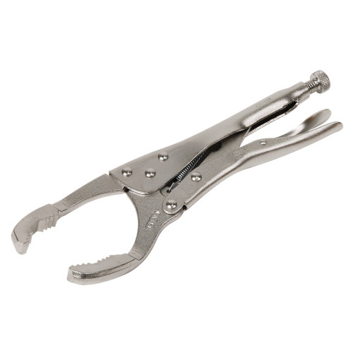 Sealey Ø45-130mm Oil Filter Locking Pliers - Angled (AK6423) Sealey Ø45-130mm Oil Filter Locking Pliers - Angled (AK6423)