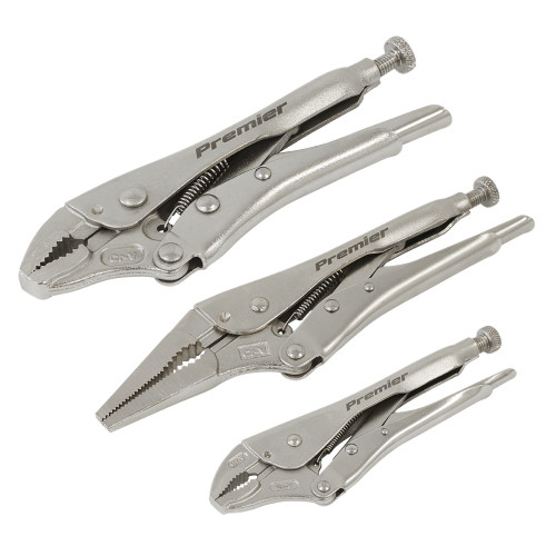 Sealey Locking Pliers Set 3pc (AK6876) Sealey Locking Pliers Set 3pc (AK6876)