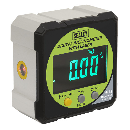 Sealey Inclinometer Digital with Laser (AK9991) Sealey Inclinometer Digital with Laser (AK9991)