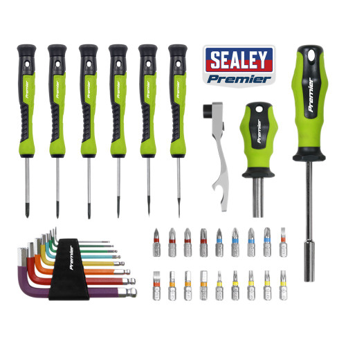 Sealey Ratchet, Screwdriver, Hex Key & Bit Set 35pc Advent Calendar (AVC003)