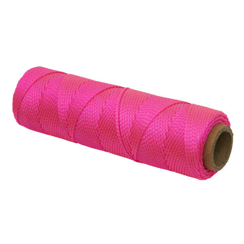 Sealey Braided Pink Nylon Brick Line - 76m (BLP1)