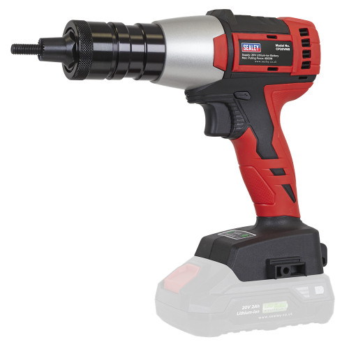 Sealey Brushless Cordless Nut Riveter 20V SV20 Series - Body Only (CP20VNR) Sealey Brushless Cordless Nut Riveter 20V SV20 Series - Body Only (CP20VNR)
