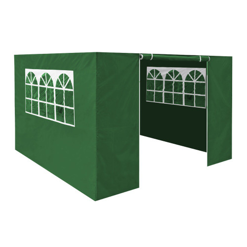Sealey Dellonda Premium Side Walls/Doors/Windows for Gazebo/Marquee, Fits 2 x 2m Models - Dark Green (DG144)