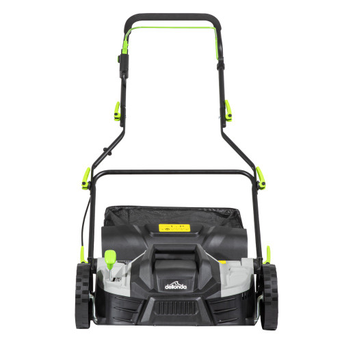 Sealey Dellonda 1500W Electric 2-in-1 Scarifier with 5-Heights, 36cm Cutting Diameter, 45L Grass Collection Bag, 10m Mains Cable, Hand Push (DG216)