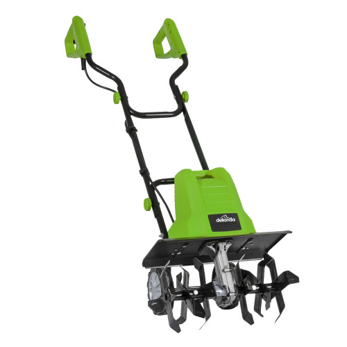 Sealey Dellonda Electric Tiller/Cultivator, 1500W Rotavator for Digging Garden Soil, Electric Weeder 40cm Working Width, 6 Blades, 10m Power Cable, Foldable Frame (DG217)