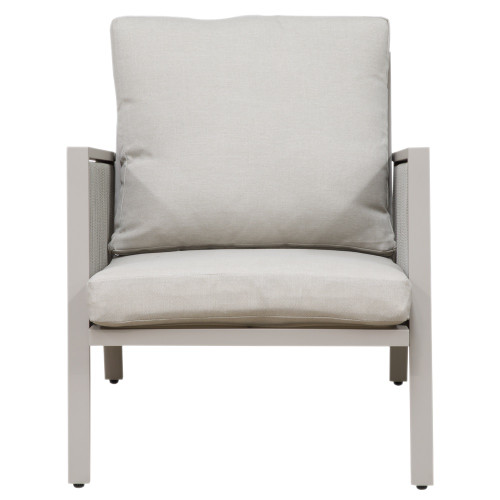 Sealey Dellonda Fusion Aluminium 4-Piece Outdoor Sofa, Arm Chairs & Coffee Table Set (DG56)