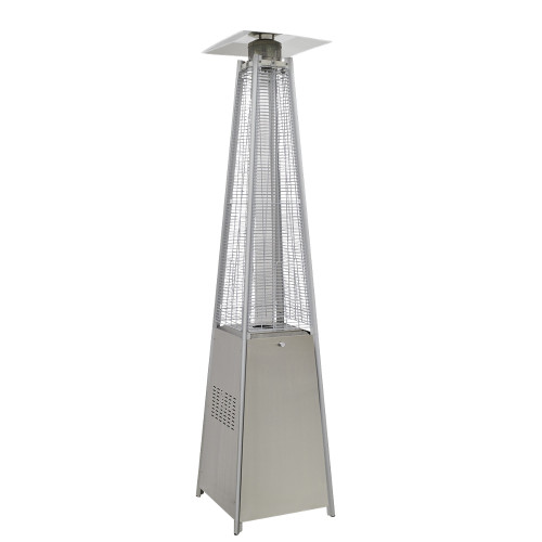 Sealey Dellonda 13kW Pyramid Gas Patio Heater 13kW Commercial/Garden Use - Stainless Steel (DG99)