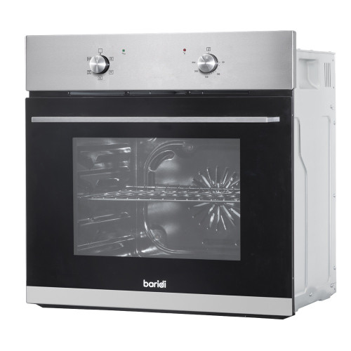 Sealey Baridi 60cm Built-In Five Function Fan Assisted Oven, 55L Capacity, Stainless Steel (DH125)