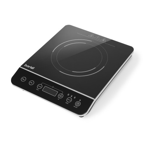 Sealey Baridi Induction Hob: Single Zone with 13A Plug, 10 Power Settings 200W-2000W, Touch Controls, 3-Hour Timer Function, Child Lock, Black (DH145)