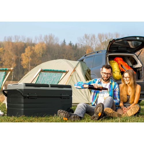 Sealey Dellonda 95L Portable Dual Zone Compressor Car Camping Fridge/Freezer 12/24V (DL128)