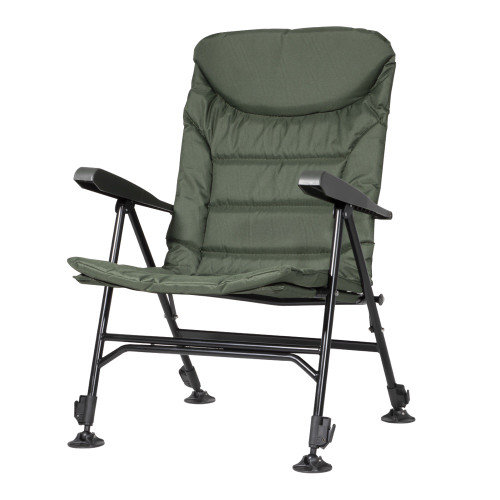 Sealey Dellonda Portable Fishing/Camping Chair, Reclining, Adjustable Height, Water Resistant, Rotating Feet for Multiple Terrain, Foldable (DL74)