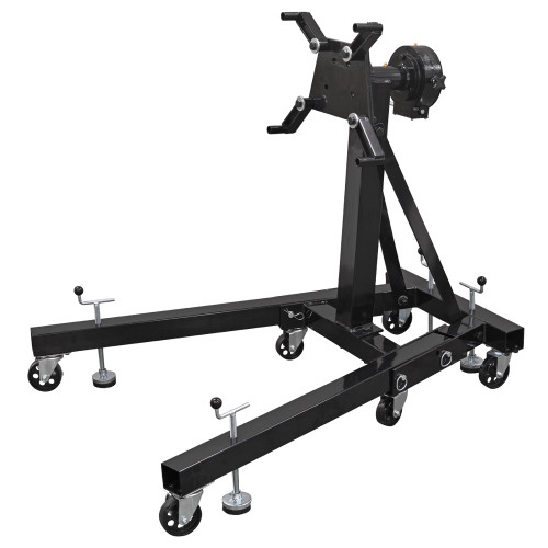 Sealey Folding 360º Rotating Engine Stand with Geared Handle Drive 680kg Capacity (ES680D)