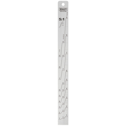Sealey Aluminium Paint Measuring Stick 5:1/5:3 (PA08) Sealey Aluminium Paint Measuring Stick 5:1/5:3 (PA08)