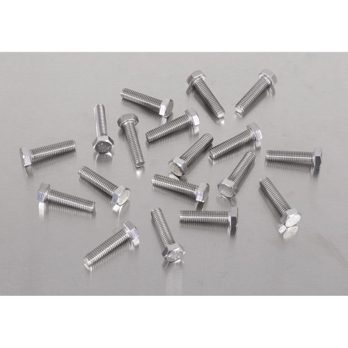 Sealey Stainless Steel Set Screw Din 933 – M6 x 25mm 1.00mm Pitch - Pack of 50 (S625S)