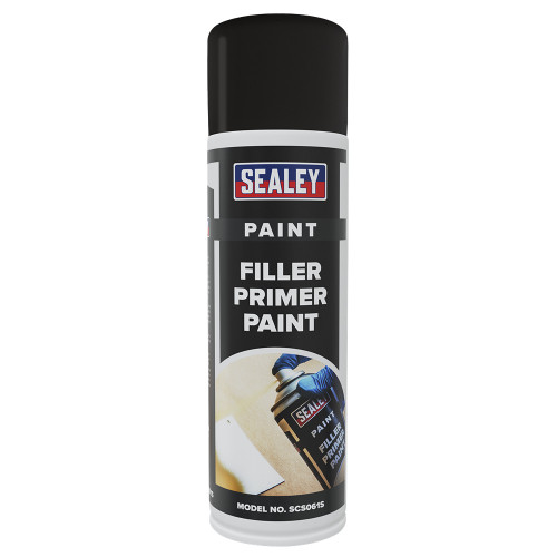 Sealey Filler Primer Paint 500ml - Pack of 6 (SCS061) Sealey Filler Primer Paint 500ml - Pack of 6 (SCS061)