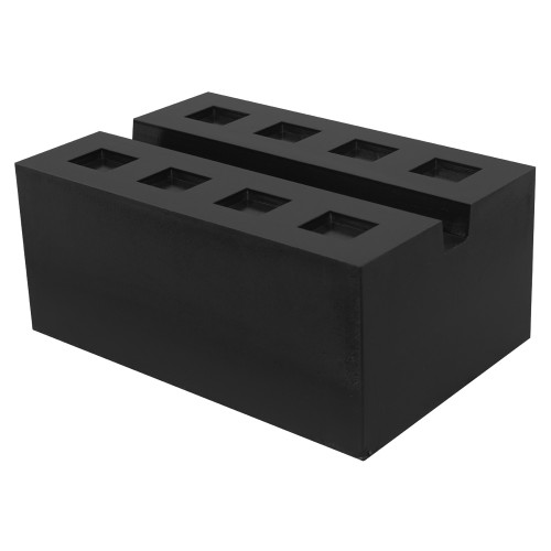 Sealey Slotted Rubber Support Block for Viking Jacking Beams 80mm (SJBEX.A03)