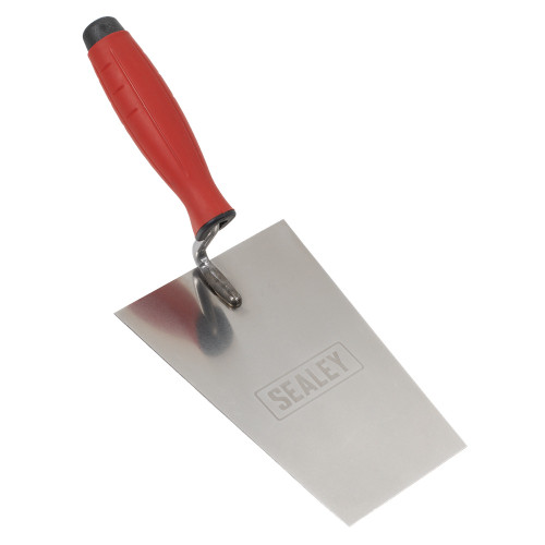 Sealey Stainless Steel Bucket Trowel - Rubber Handle - 180mm (T1204) Sealey Stainless Steel Bucket Trowel - Rubber Handle - 180mm (T1204)