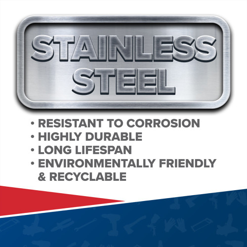 Sealey Stainless Steel Filler Trowel  - Rubber Handle - 140mm (T1208)
