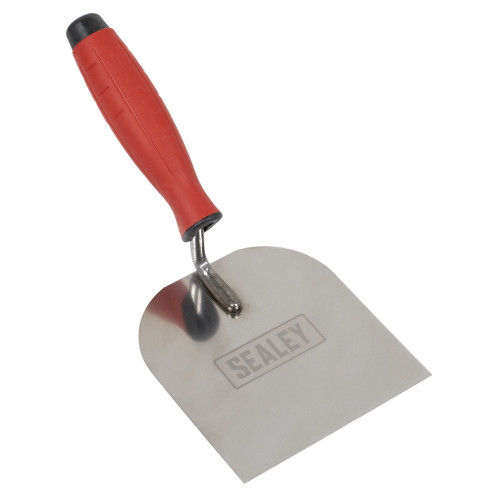 Sealey Stainless Steel Margin Trowel - Rubber Handle - 120mm (T1706) Sealey Stainless Steel Margin Trowel - Rubber Handle - 120mm (T1706)