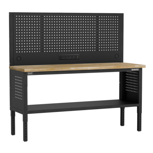 Sealey Superline PRO Modular Workbench with Pegboard Back Panel Wooden Worktop 1830mm (APMWB72COMBOW) Sealey Superline PRO Modular Workbench with Pegboard Back Panel Wooden Worktop 1830mm (APMWB72COMBOW)