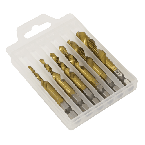 Sealey Combination Drill & Tap Bit Set 6pc (AK3025)