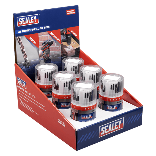 Sealey Combination Drill Bit Sets - Display box of 6 (AK5711DB)